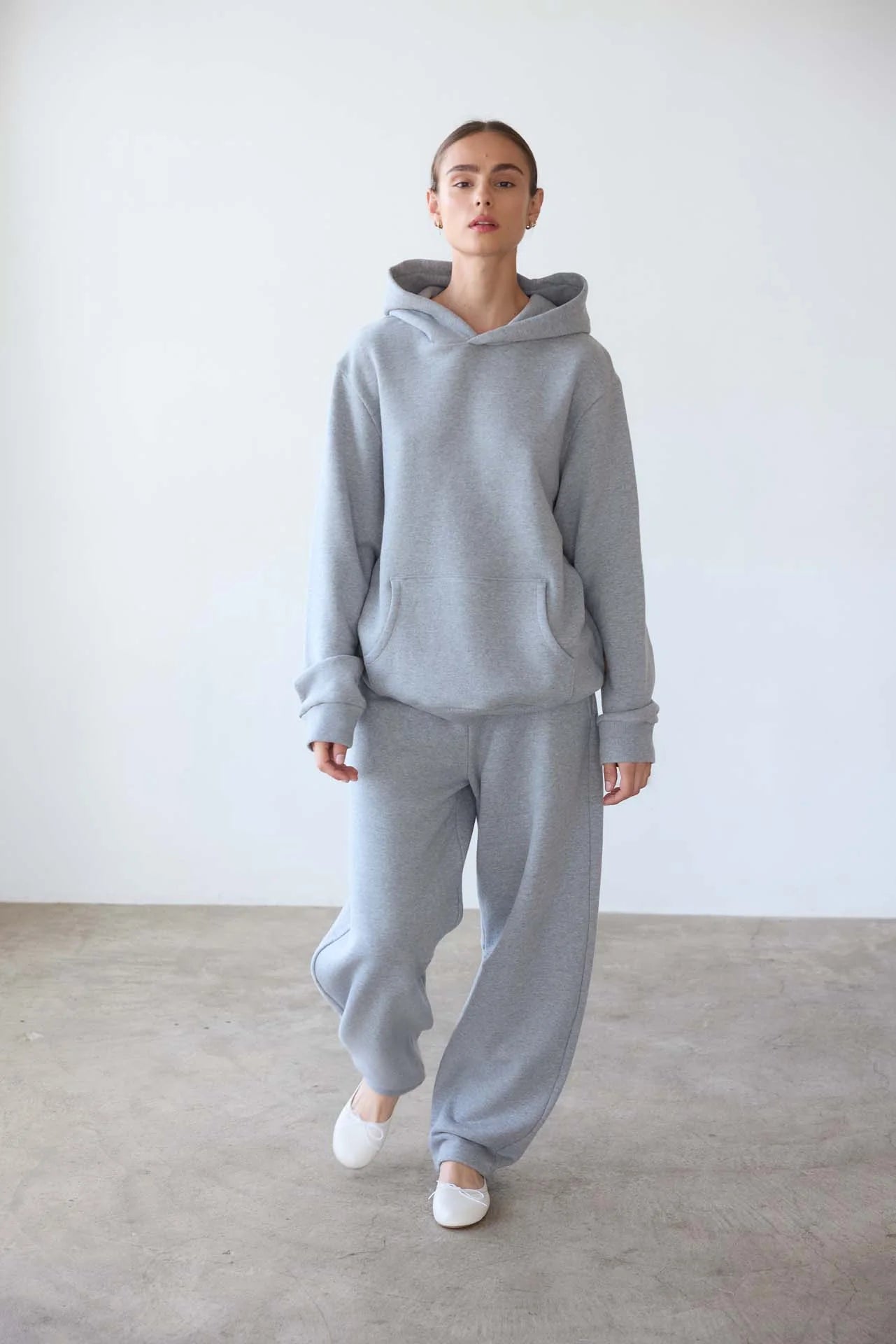 The Pullover Hoodie in Heather Grey Regular price