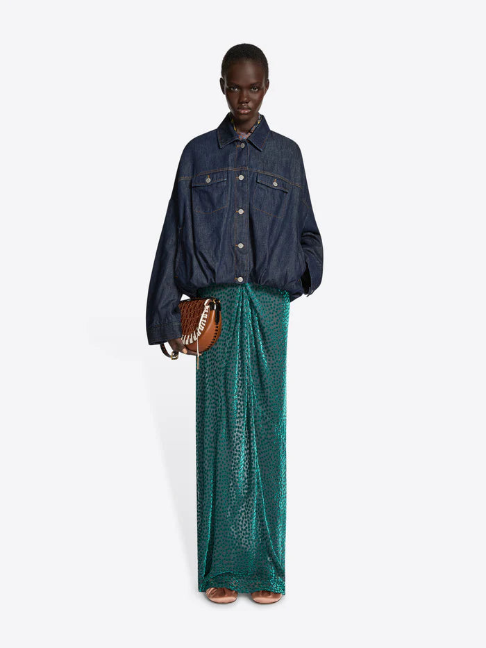 Denim blouson