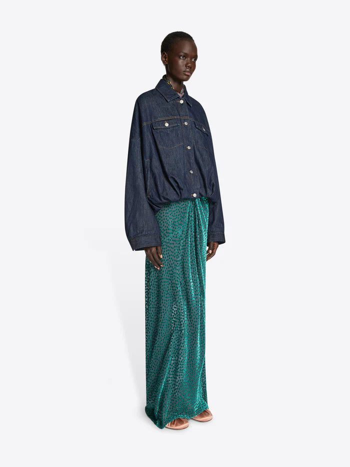 Denim blouson