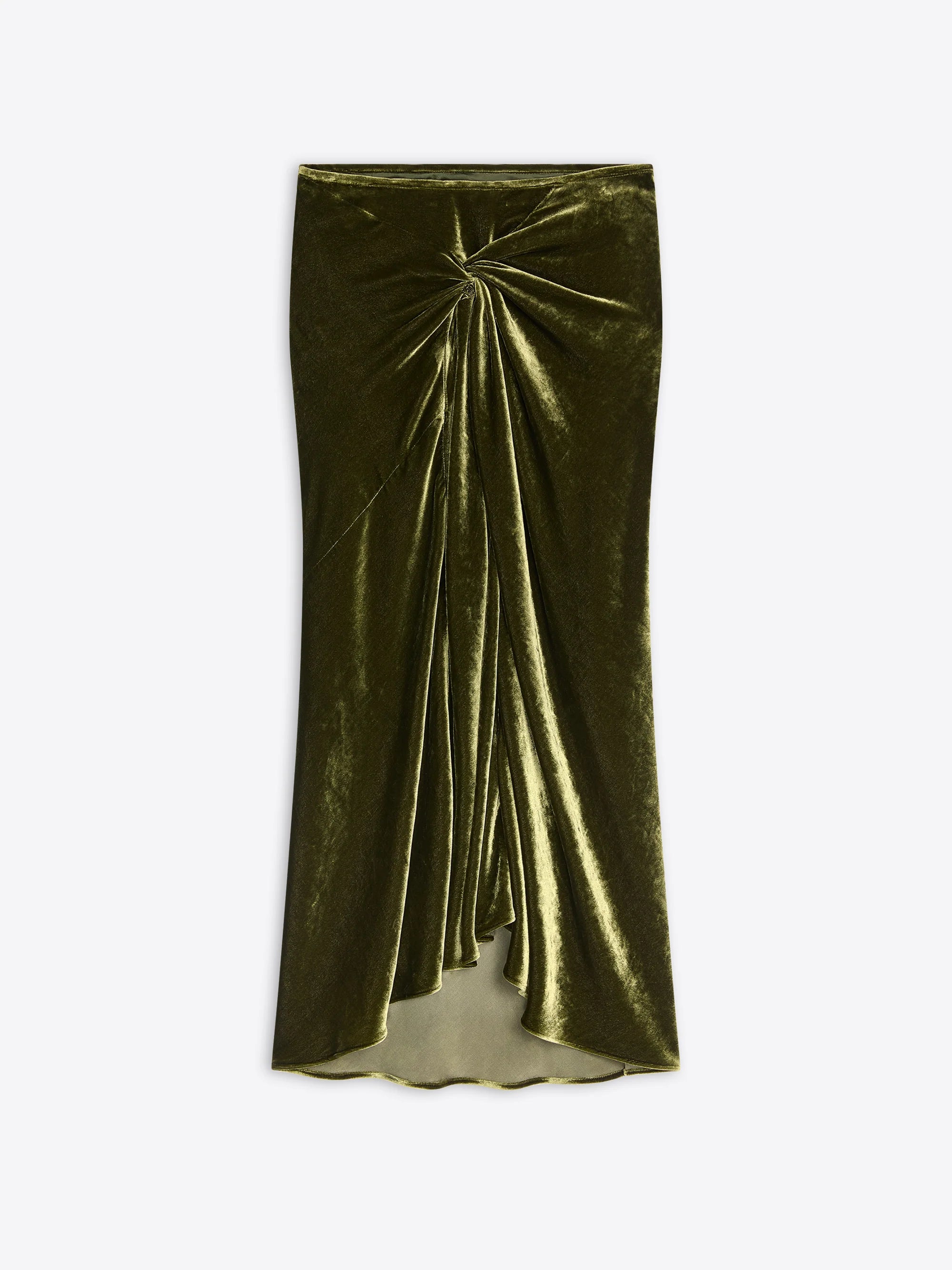 Midi Drape Skirt
