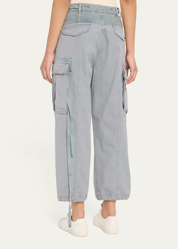 R13  cropped cargo pants