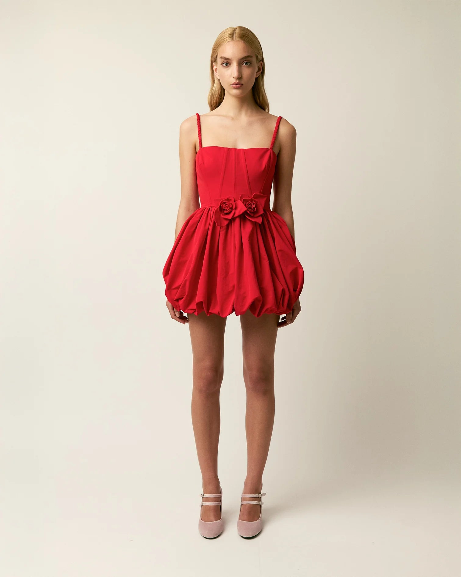 Anais dress in red