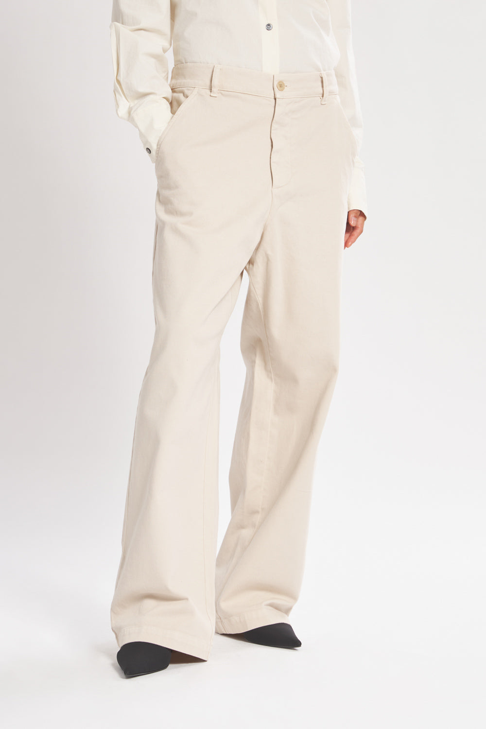 Trousers Ida Mante Avorio