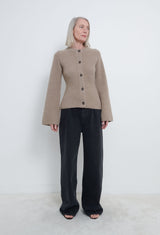 Rasa Cardigan in Beige Melange