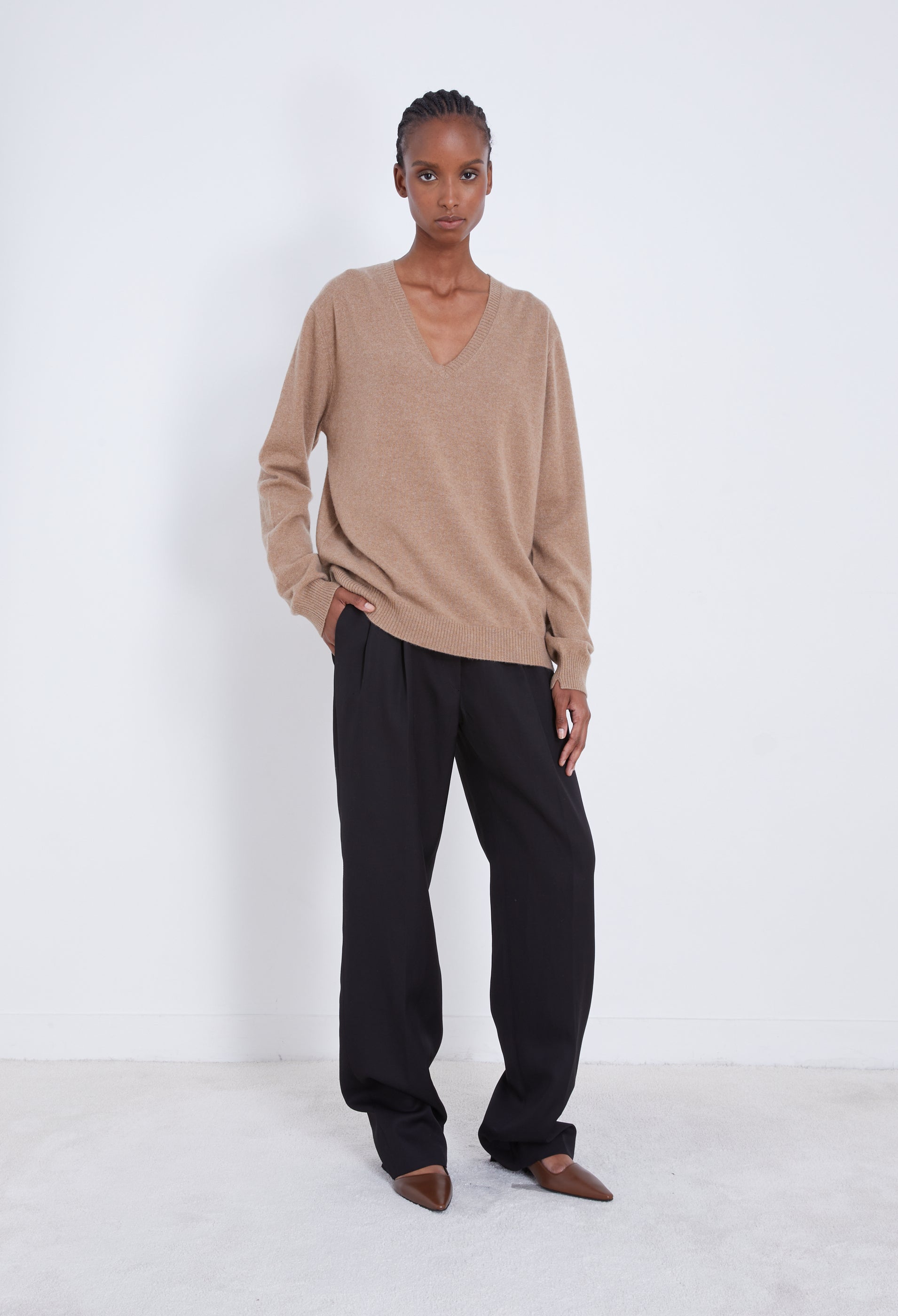 Serafini Sweater in Sand Melange