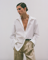 Mael Oversized Shirt in White