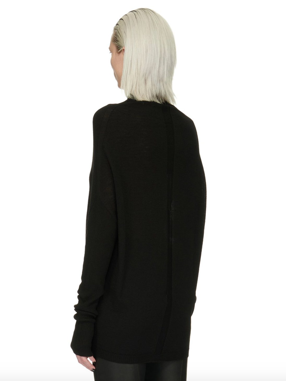 Crater Knit Sweater in Black