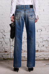 Alice Straight Jean in Amber Blue