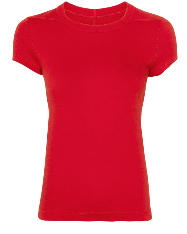 Cropped Level T-Shirt in Red