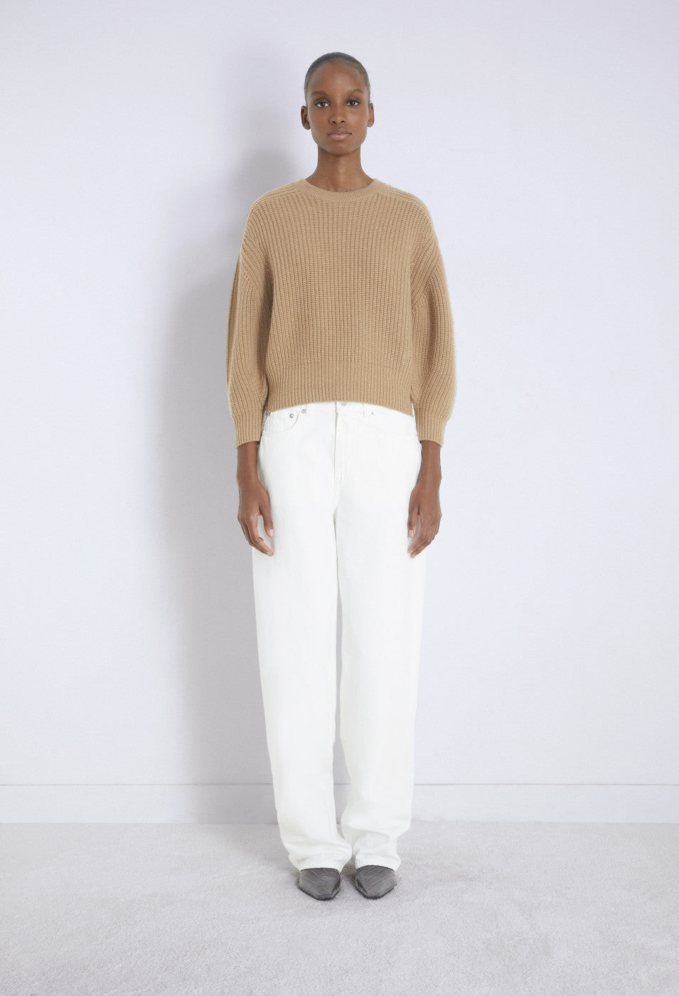 MARCELA Ribbed cashmere sweater