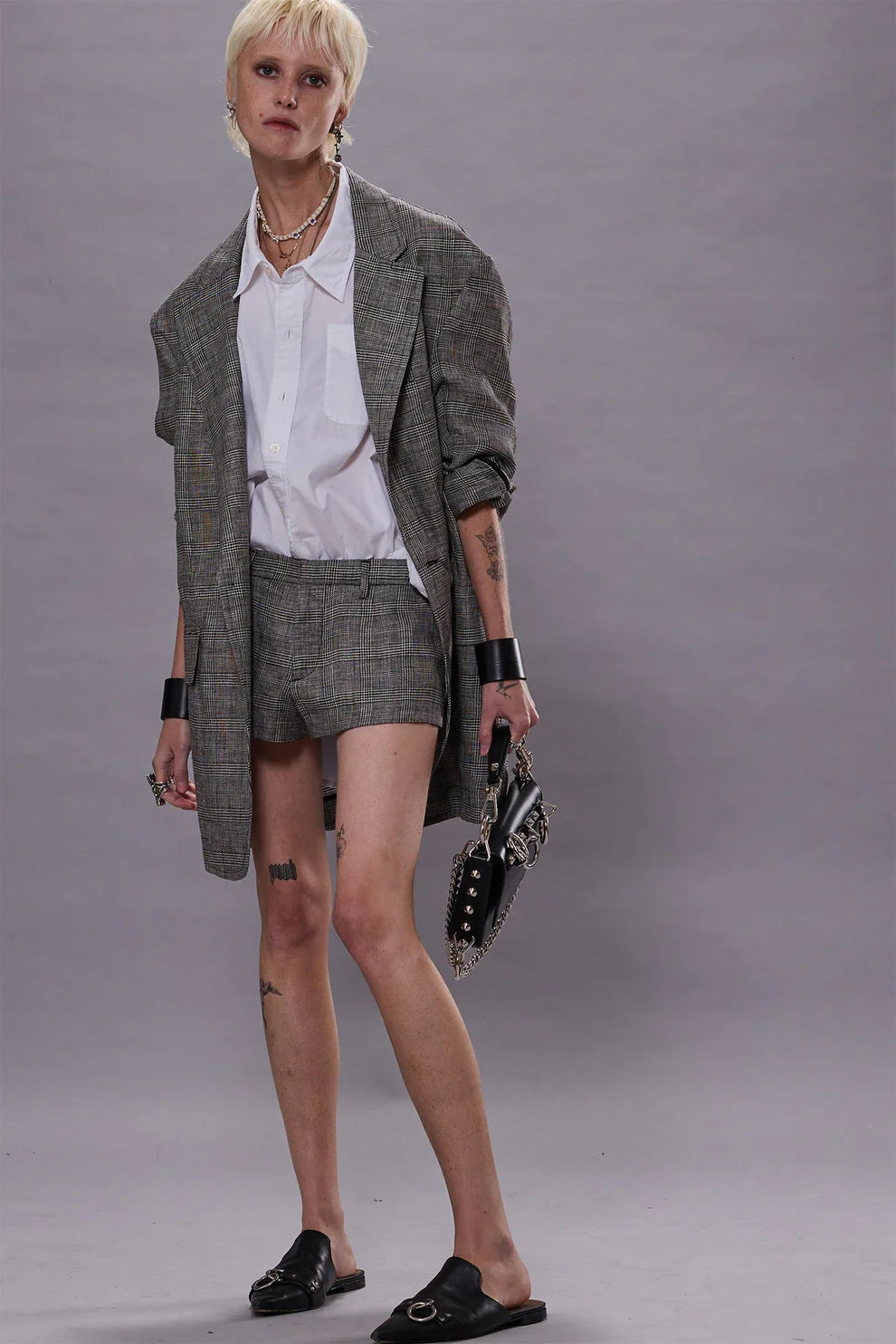 OVERSIZED RAGGED BLAZER